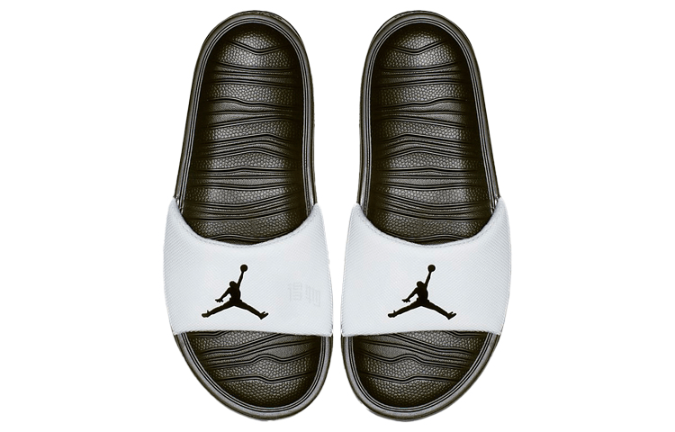 Jordan Air Jordan Break Black White Slides — фото 2