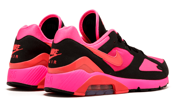 Nike CDG x Nike Air Max 180 Black Pink — фото 3
