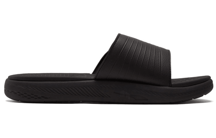 Puma Softride Slide Black White — фото 1