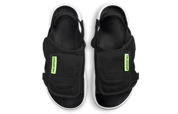 Jordan Ls Slide Black Green — фото 2