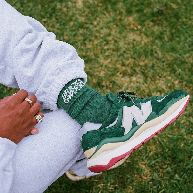 New Balance Bricks & Wood x New Balance 5740 Forest Green — фото 4