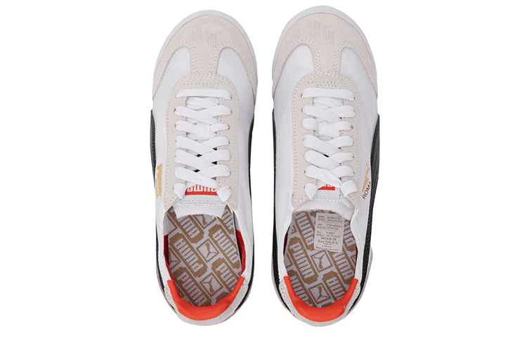 Puma Roma OG Nylon White Black Orange — фото 2