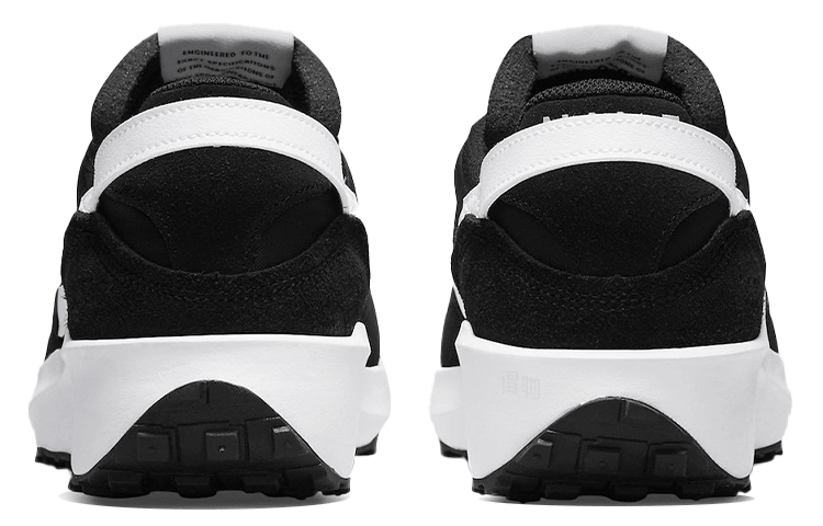Nike Waffle Debut Black White — фото 4