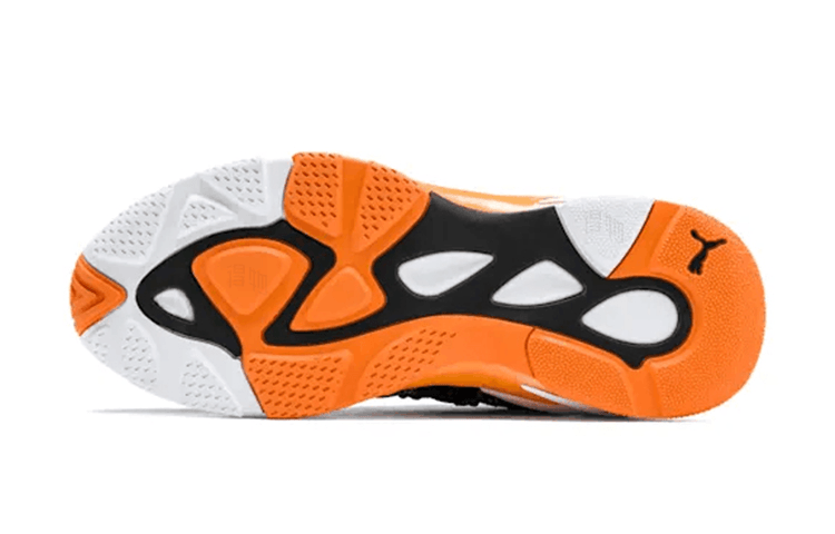 Puma HELLY HANSEN x PUMA Retro Sneakers Black White Orange — фото 4