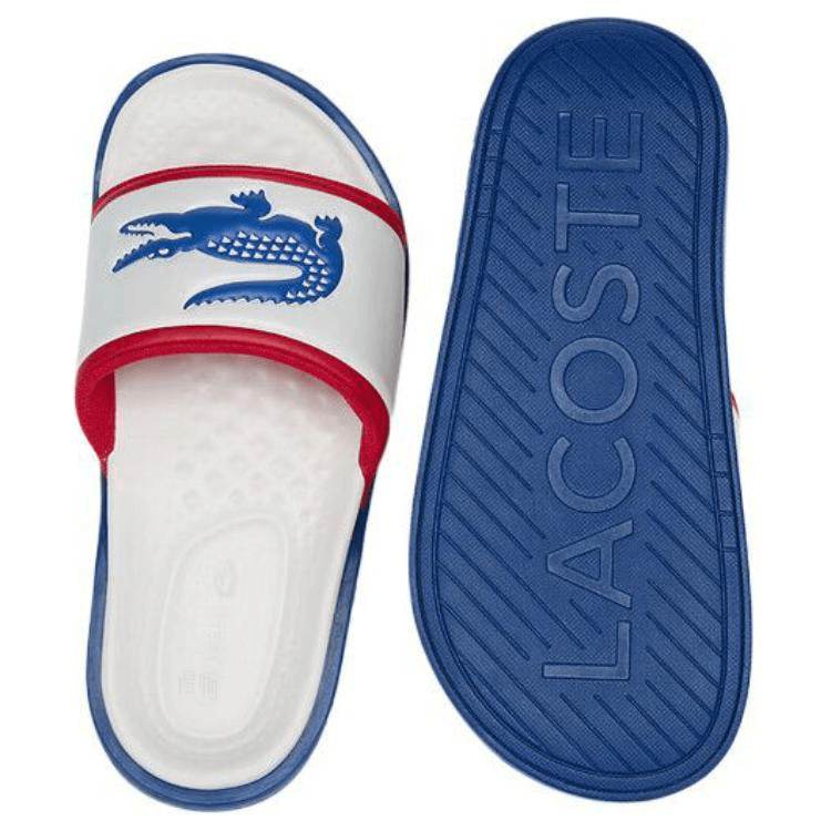 Lacoste Slide Sandals Off-White — фото 3