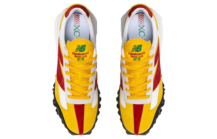 New Balance CASABLANCA x New Balance XC-72 White Yellow Red — фото 4