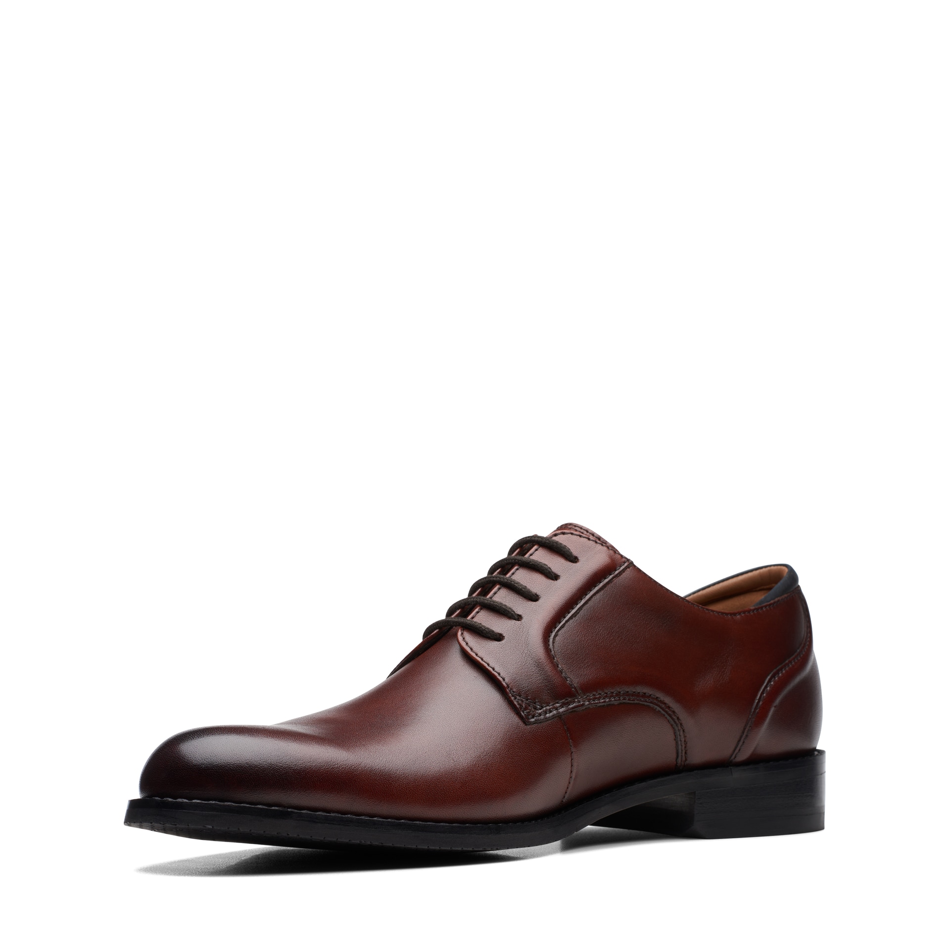 Clarks Brown Business Leather Shoes — фото 7