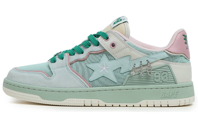 Bapy x A BATHING APE SK8 STA Low Green