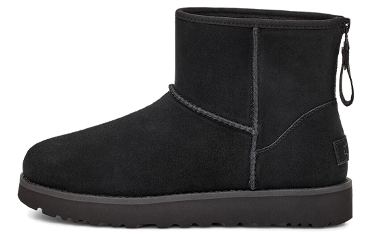 UGG Classic Mini Logo Zip Black