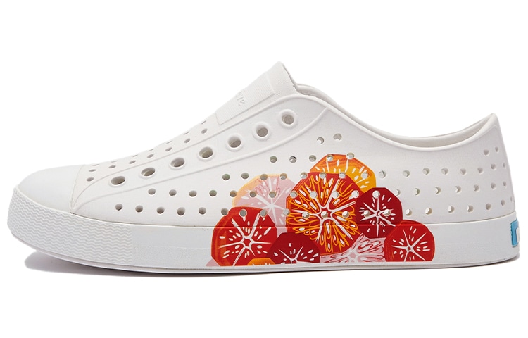 Native Shoes Native Jefferson Orange Print