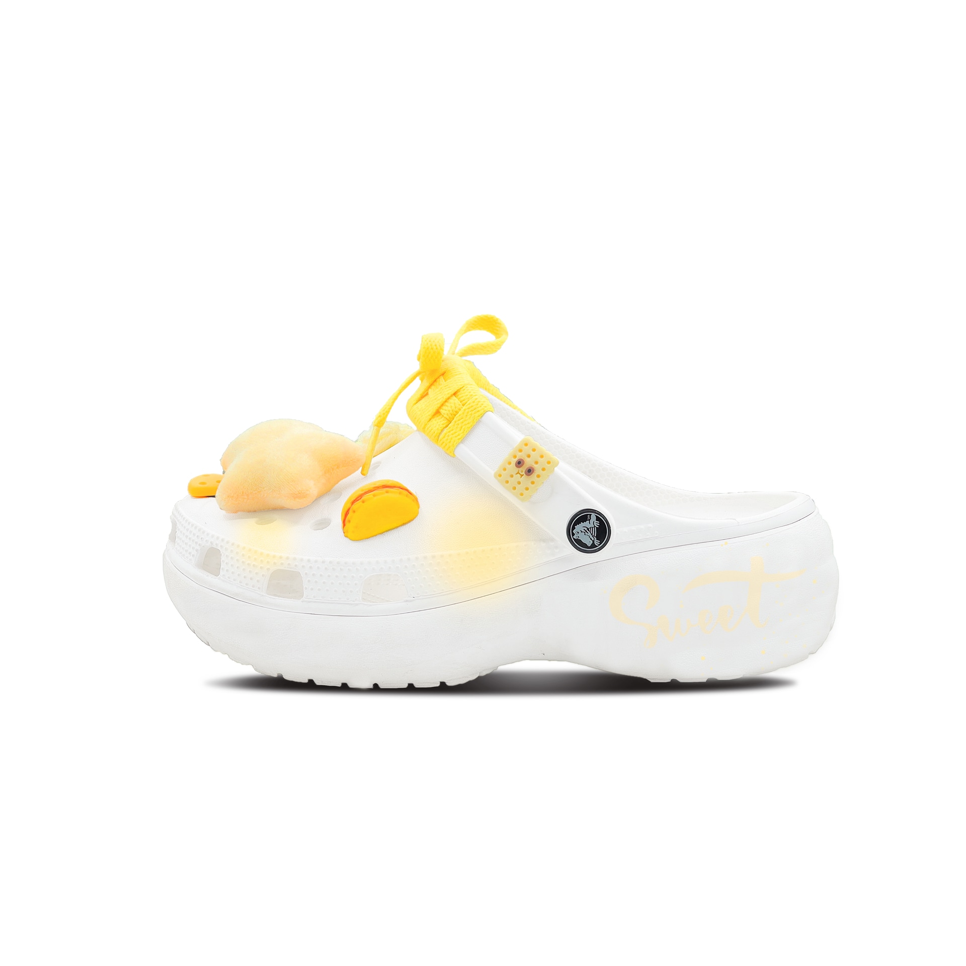 Crocs Classic Clog White Yellow
