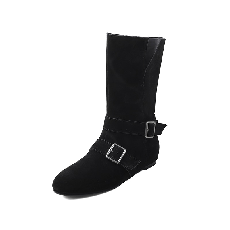 Yeezyy Reezy Yeezy Reezy 2025 Fall Winter Vintage Belt Buckle Boots