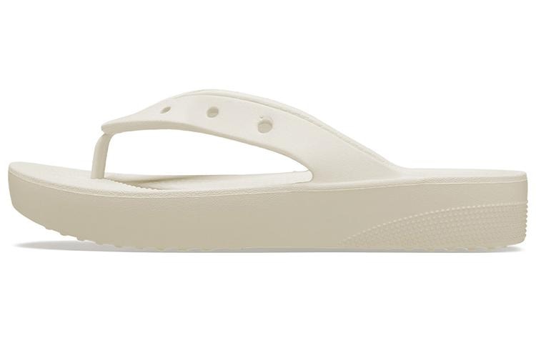 Crocs Classic Cloud Flip Flops Bone White