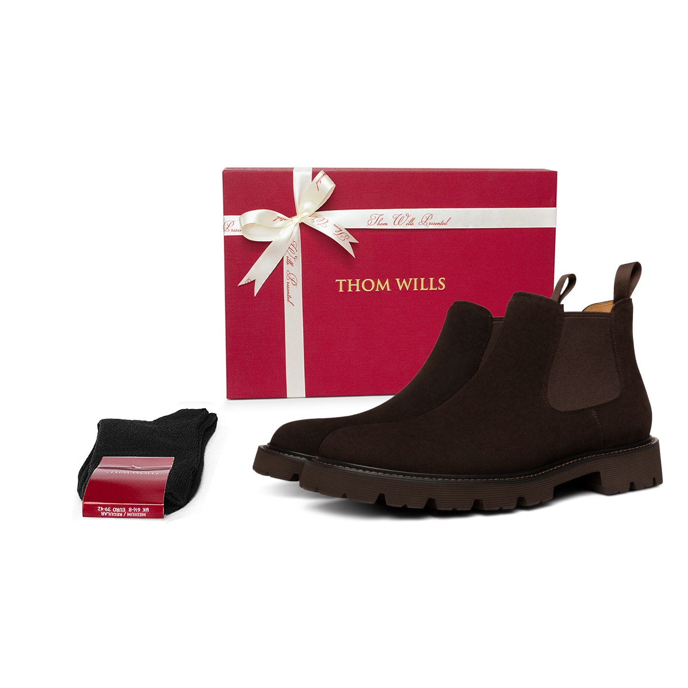 Thom Wills Chelsea Boots Dark Brown — фото 9
