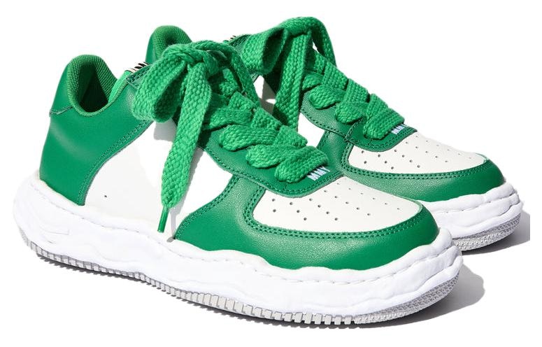 Mihara Yasuhiro Wayne Original White Green — фото 2