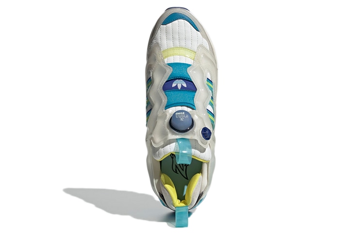 adidas originals Reebok x adidas ZX Fury White Blue — фото 5
