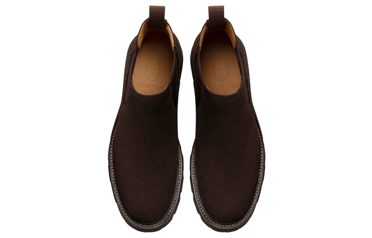 Thom Wills Chelsea Boots Dark Brown — фото 2