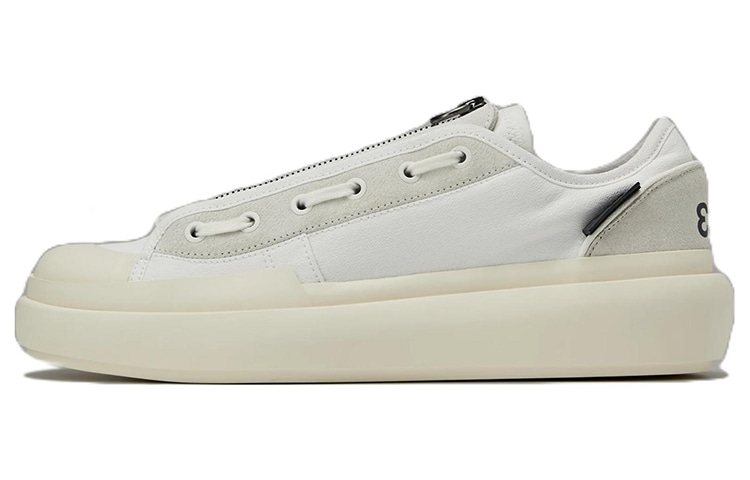 Y-3 Ajatu Court Low White Grey