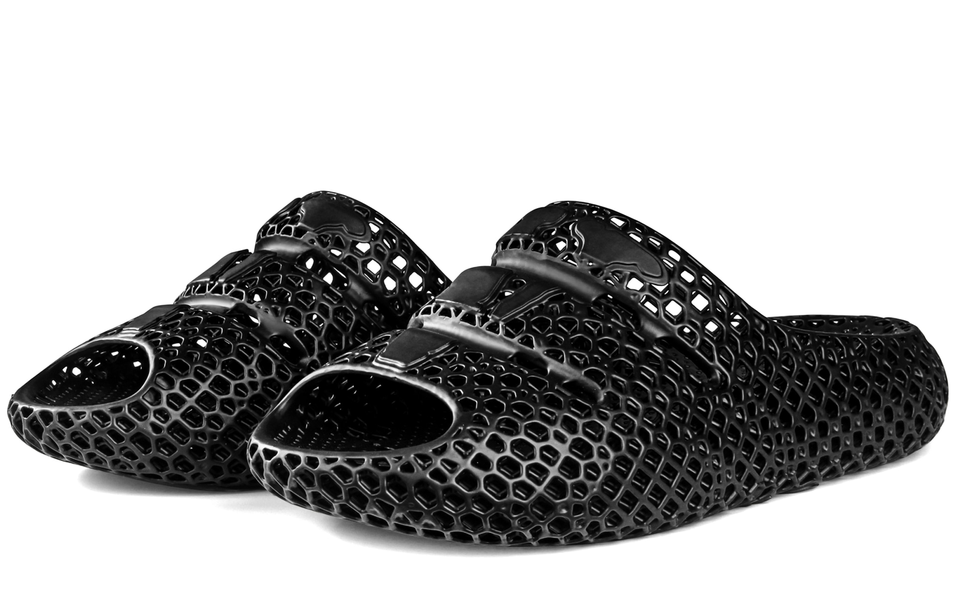 Vlone 3D Printed Slides Black — фото 9