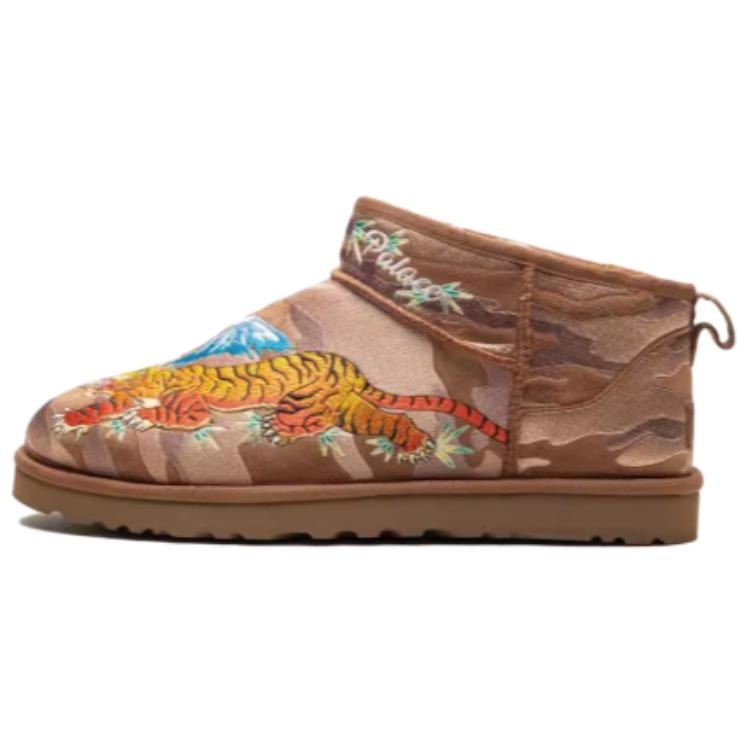 Ботинки PALACE x UGG Classic Ultra Mini Brown