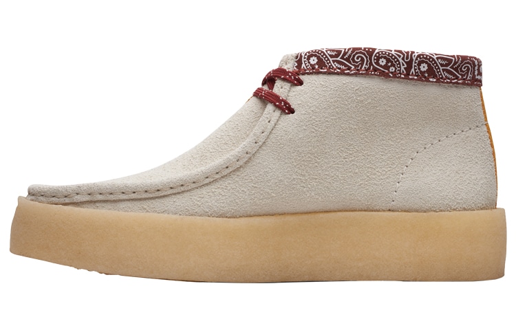 Clarks Originals Wallabee Oak White