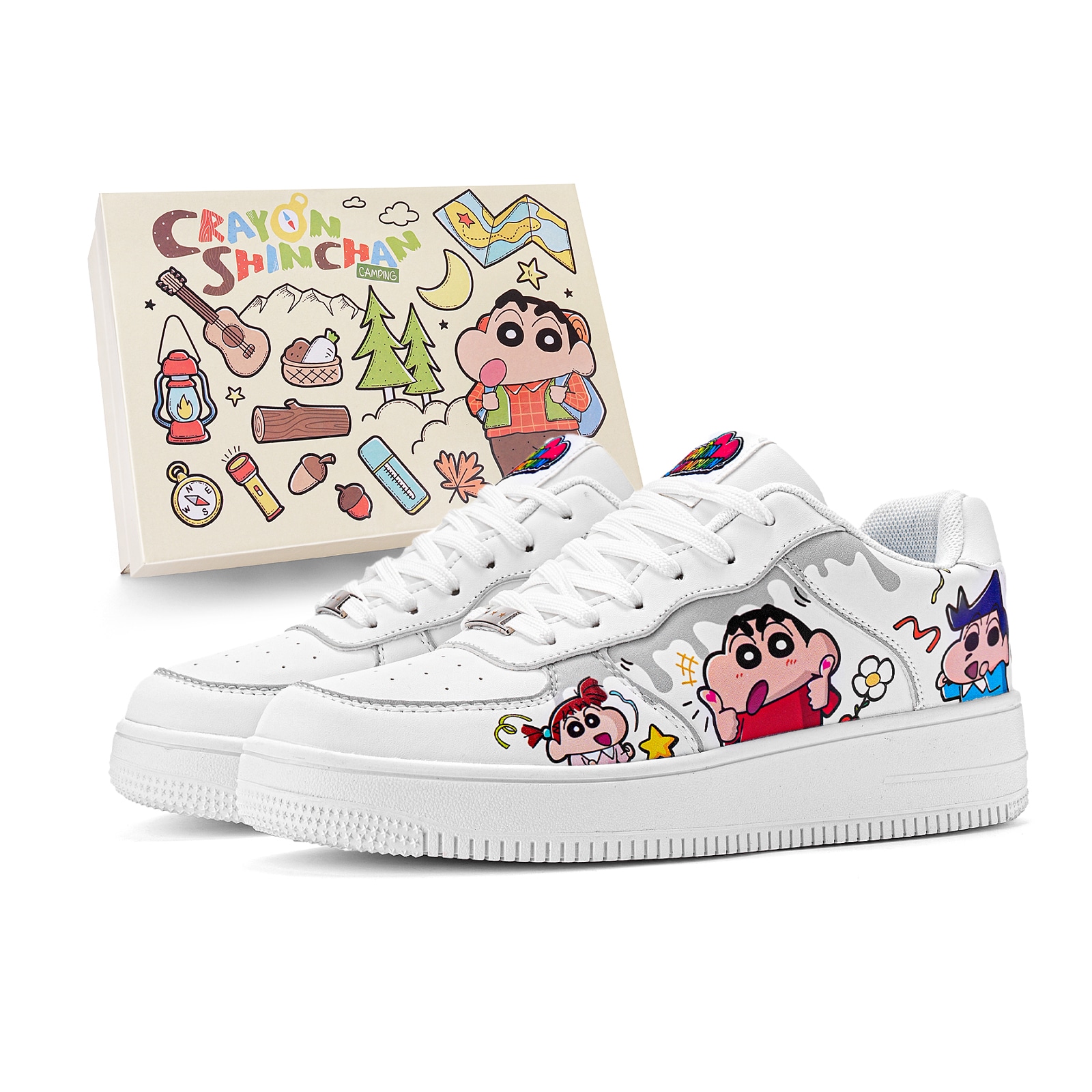Crayon Shinchan/蜡笔小新 Crayon Shinchan Love Pair Low Sneakers