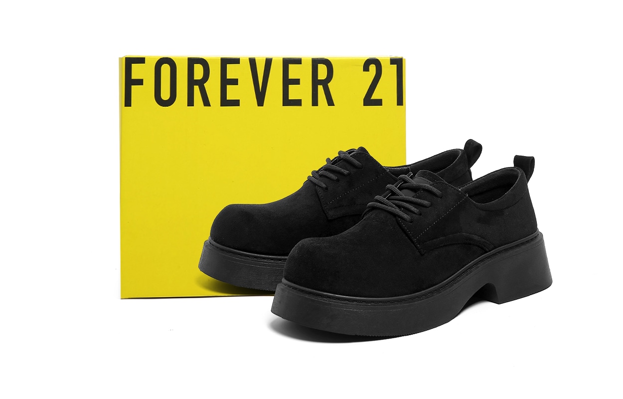 Forever 21 Обувь (Арт. F21RN5126绒面黑) — фото 5