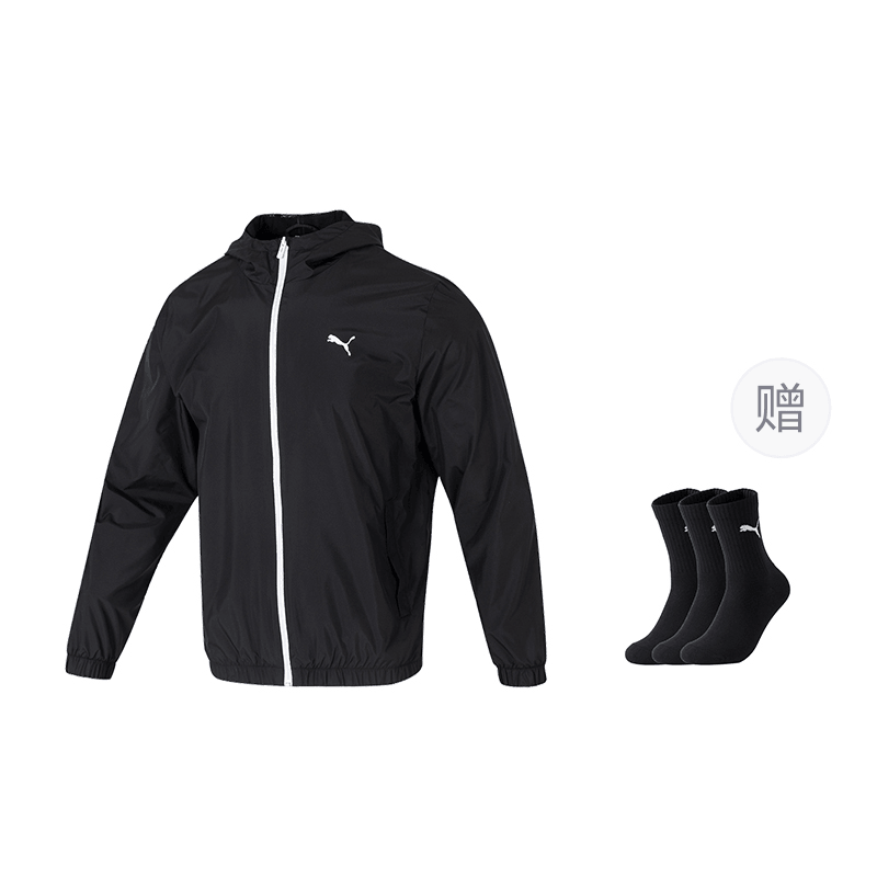 Puma Sports Lifestyle Hoodie Jacket Black — фото 6