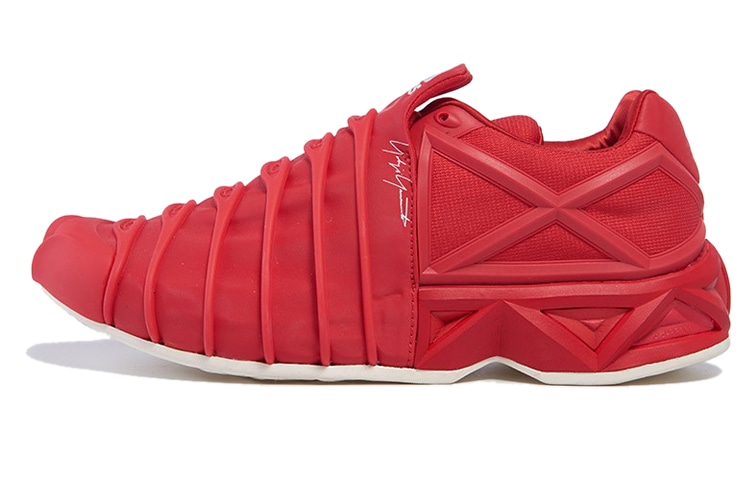 Y-3 Lace-Up Low Red