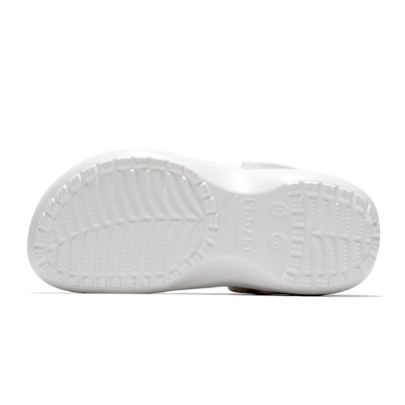 Crocs Classic Platform Clog White — фото 4