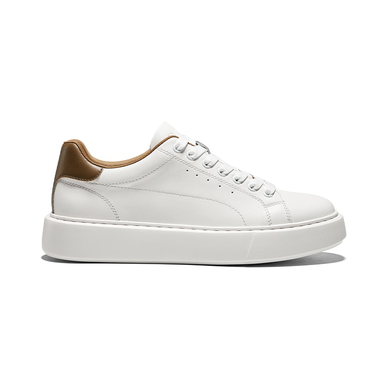 Hautton Jeans Hautton White Brown Sneakers — фото 7