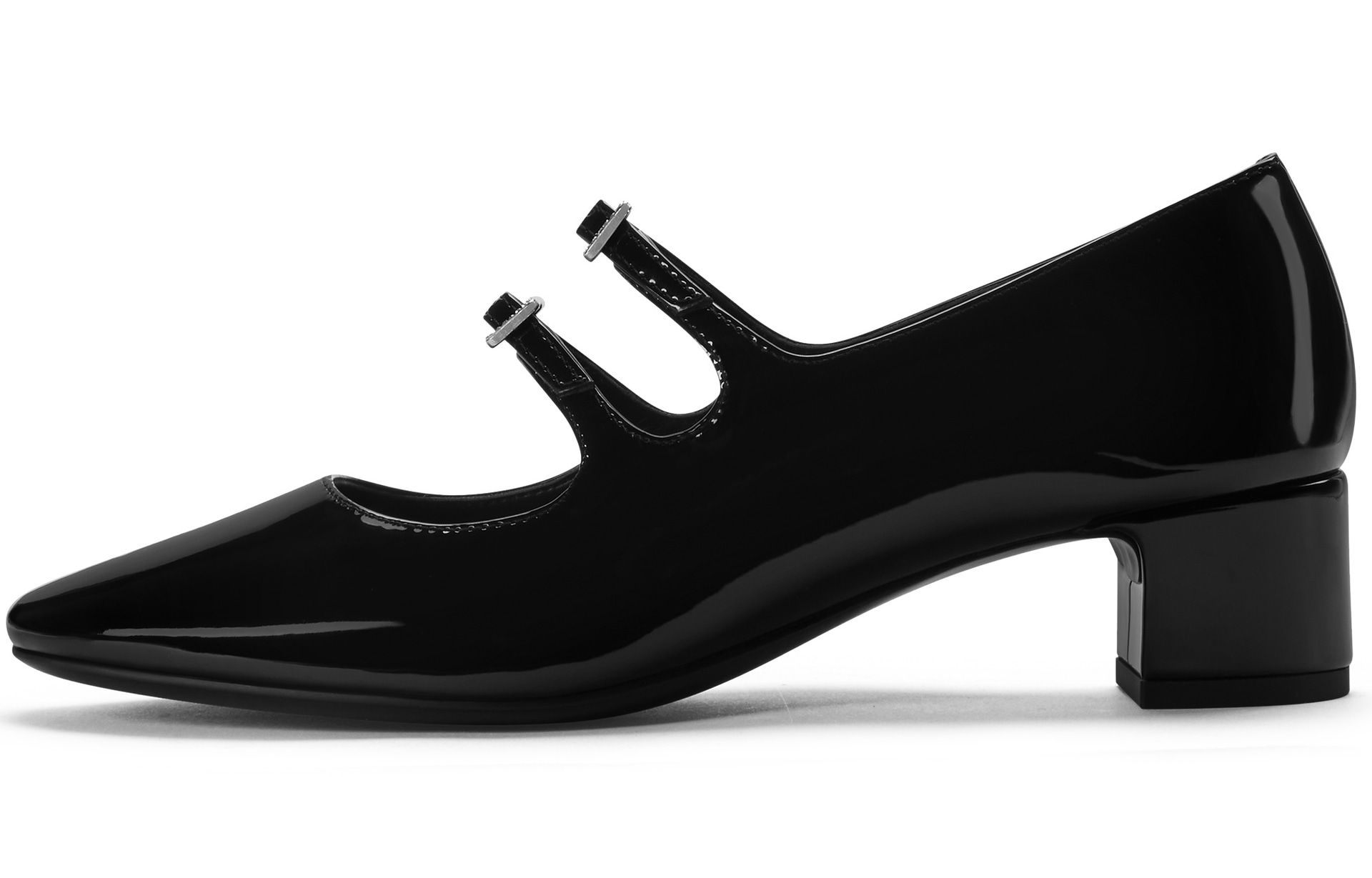 CHARLES&KEITH Charles & Keith Mary Jane Block Heel 4cm