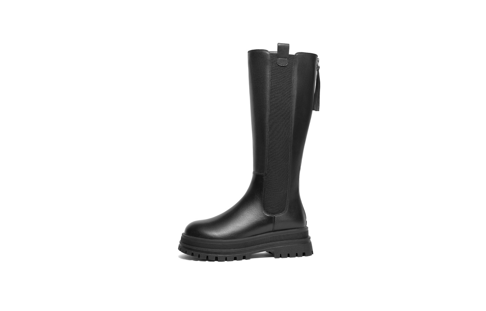 百丽 BELLE BELLE Chelsea Boots Black