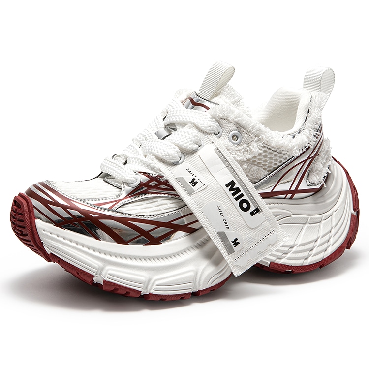 MIO Retro Dad Shoes White/Red — фото 1