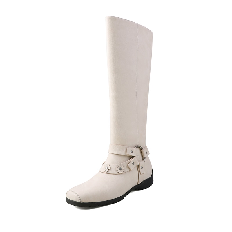 Yeezyy Reezy Yeezy Reezy Mid-Calf Buckle Boots