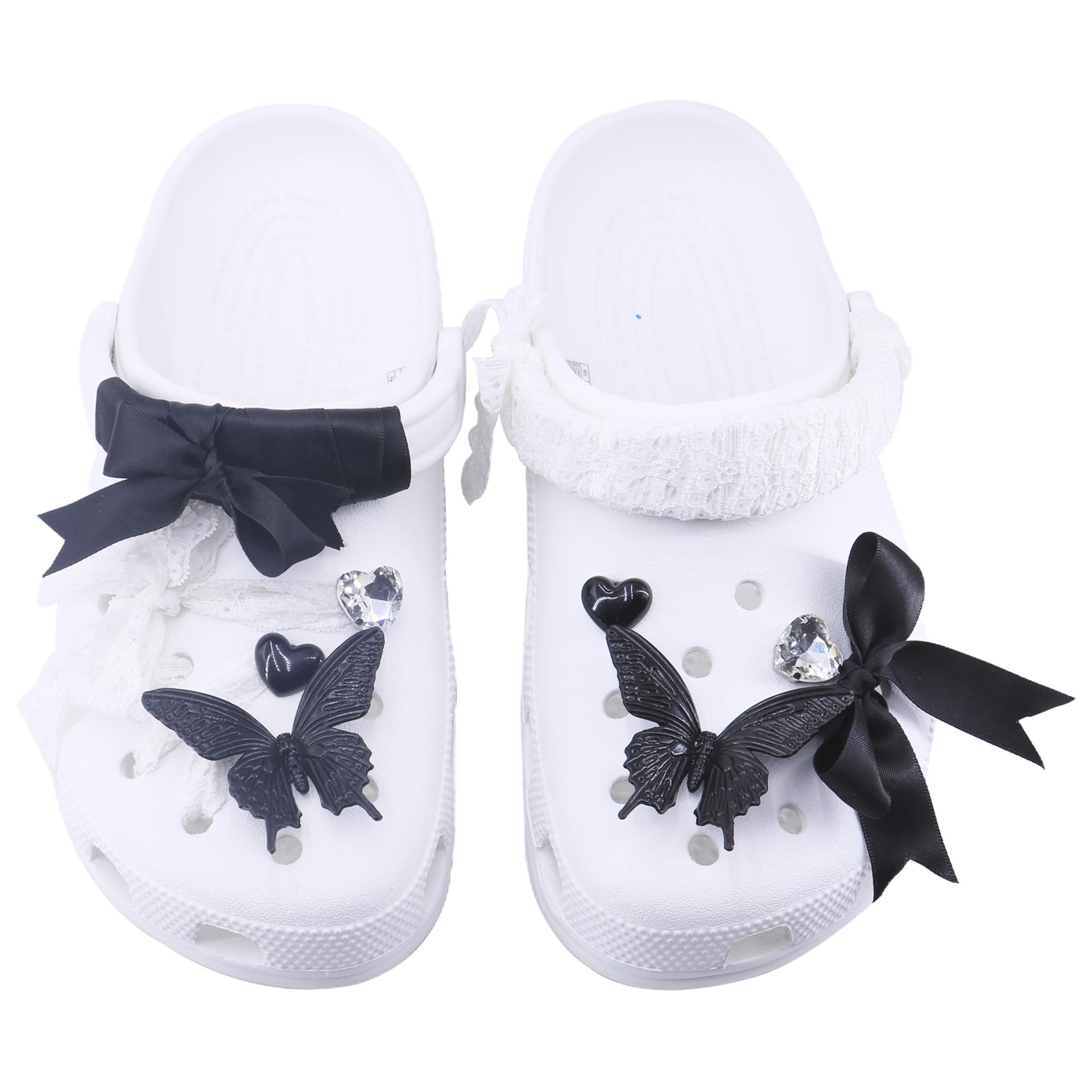 Crocs Classic Clog White Black — фото 4
