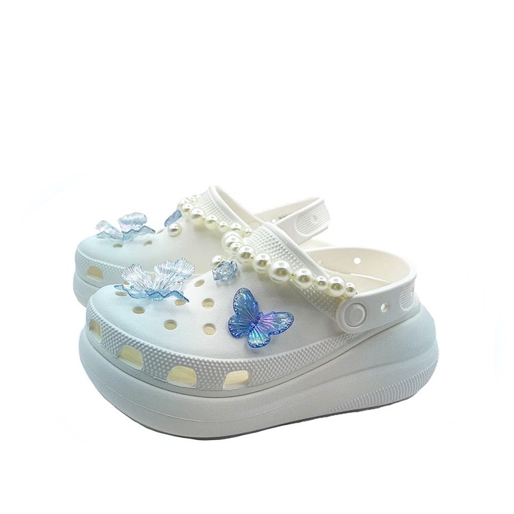 Crocs Crush Clog Butterfly Blue — фото 2