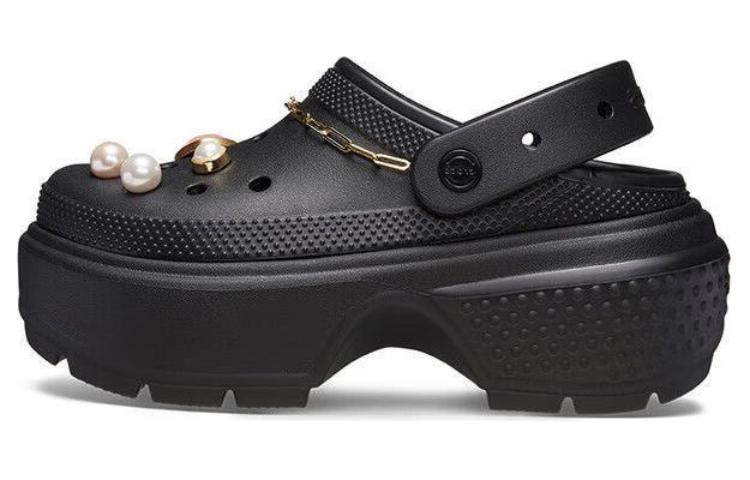 Crocs EVA Crystal Snowhouse Clogs Black