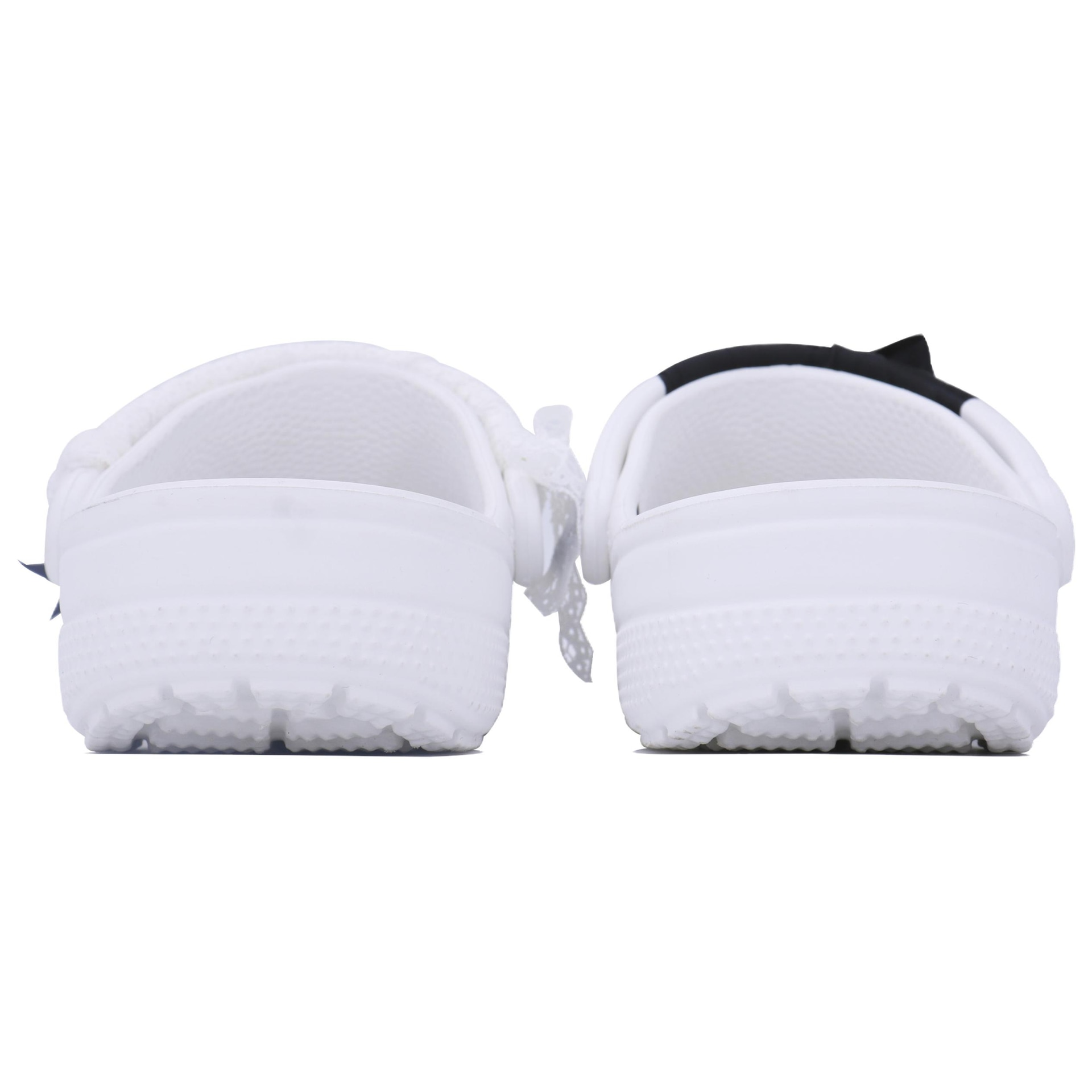 Crocs Classic Clog White Black — фото 5