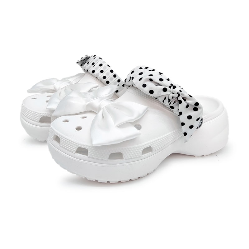 Crocs Classic Platform Clog White — фото 2