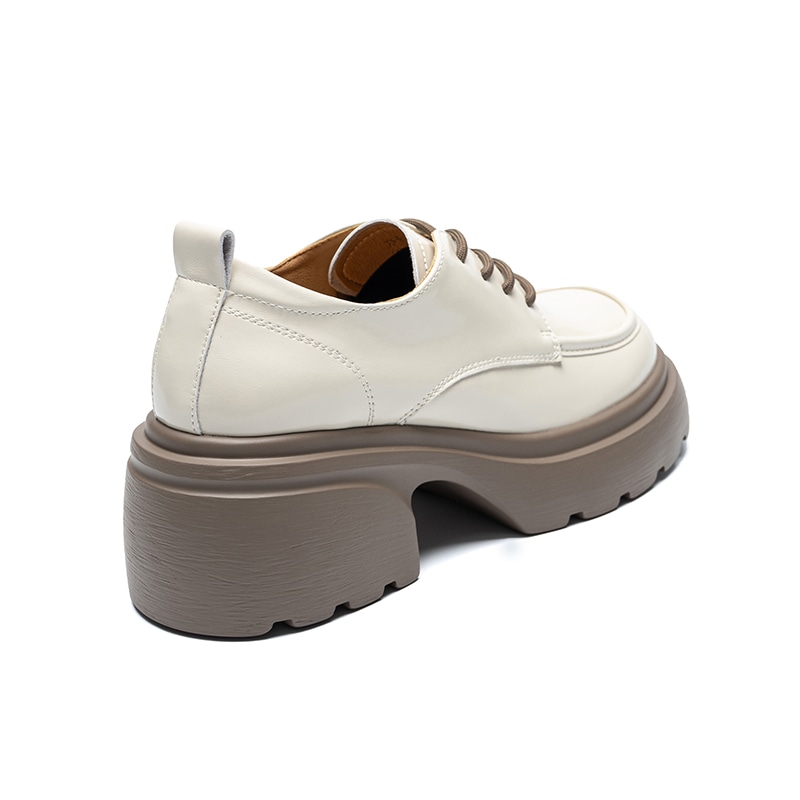 Zhr Thick Sole Leather Casual Shoes — фото 9