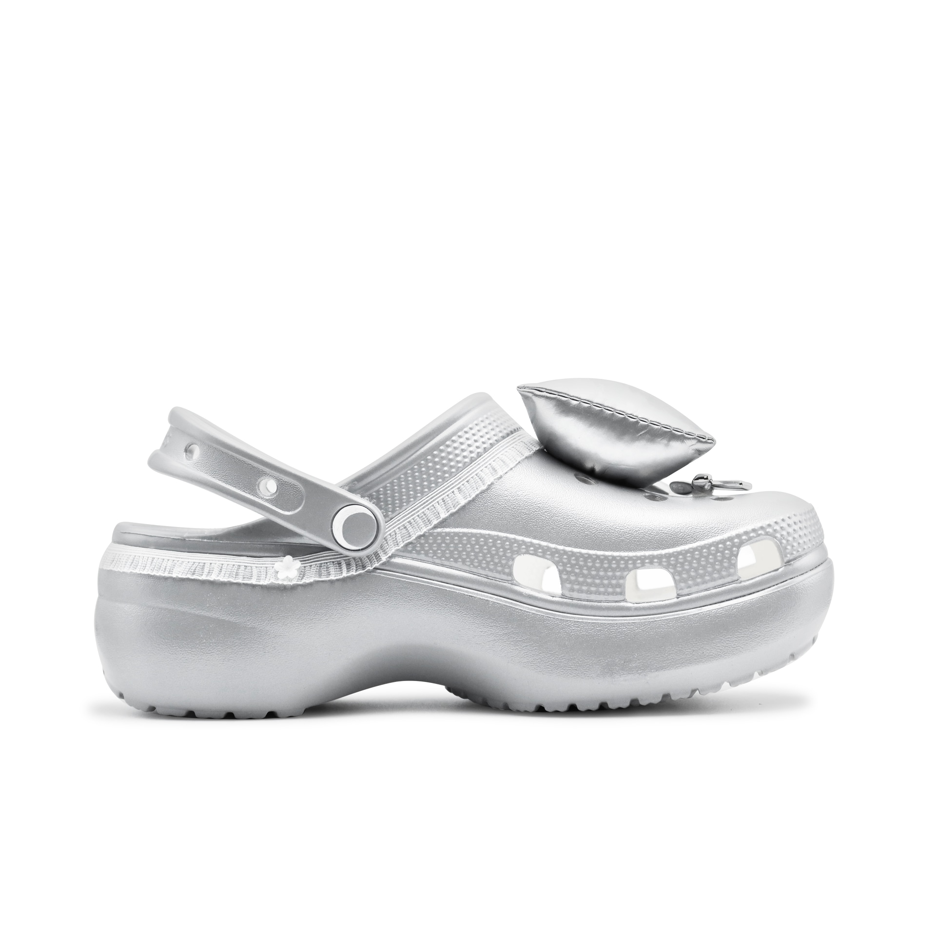 Crocs Classic Clog Ballet Silver White — фото 2