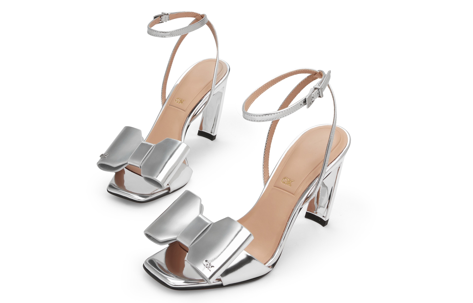 Charles&Keith CHARLESKEITH ck 9.1cm Silver — фото 2