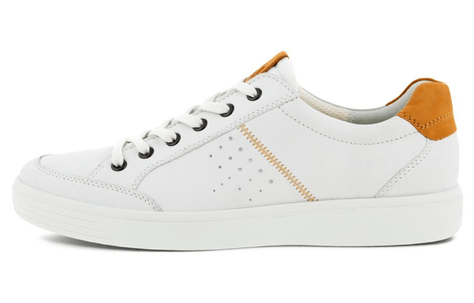 ecco/爱步 ecco Casual Leather Sneakers White
