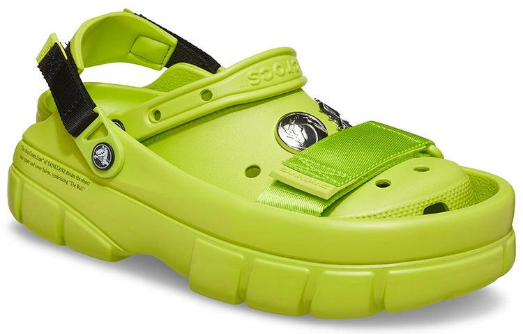Crocs SANKUANZ x Crocs Classic Clog Lime Green — фото 2