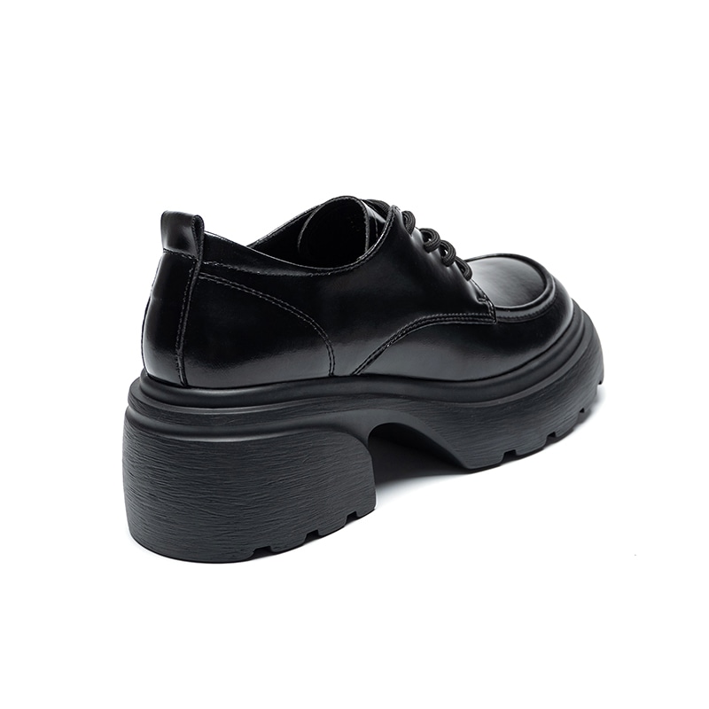 Zhr Thick Sole Leather Casual Shoes — фото 3
