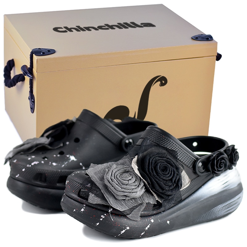 Crocs Classic Clog Black Silver