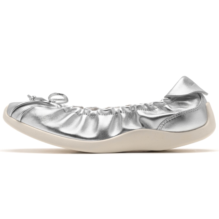 FOOT INDUSTRY Ballet Flats Silver