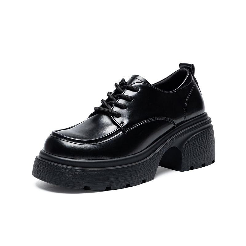 Zhr Thick Sole Leather Casual Shoes — фото 2