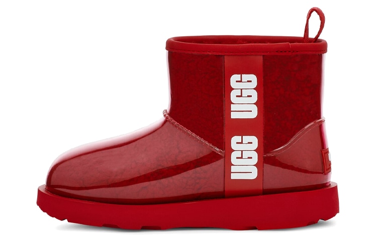 UGG Classic Clear Mini Samba Red
